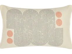 Conjunto De 2 Almofadas Decorativas Multicoloridas 30 X 50 Cm Tiarella