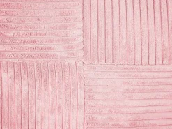 Conjunto De 2 Almofadas Decorativas Em Bombazine Rosa 43 X 43 Cm Millet