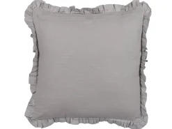 Conjunto De 2 Almofadas Decorativas Cinzentas 45 X 45 Cm Glabra
