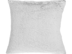 Conjunto De 2 Almofadas Decorativas 45 X 45 Cm Cinzento Claro Clematis