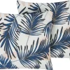 Conjunto De 2 Almofadas De Jardim Azuis 45 X 45 Cm Elati