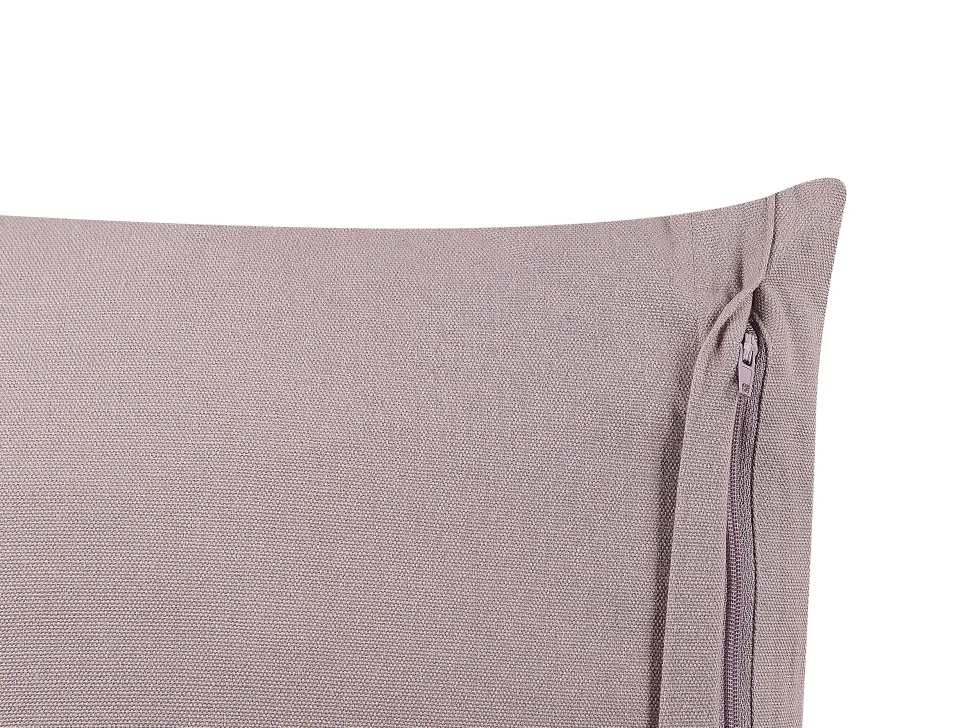 Conjunto De 2 Almofadas Decorativas Em Veludo Rosa 45 X 45 Cm Agapanthus