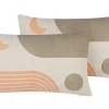 Conjunto De 2 Almofadas Decorativas Multicoloridas 30 X 50 Cm Melampodium