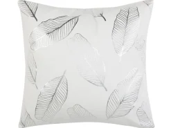 Conjunto De 2 Almofadas Decorativas 45 X 45 Cm Brancas Freesia