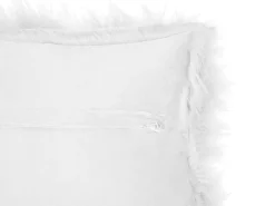 Conjunto De 2 Almofadas Decorativas Brancas 45 X 45 Cm Lubha