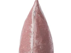 Conjunto De 2 Almofadas Decorativas De Veludo 45 X 45 Cm Rosa Hosta