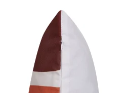 Conjunto De 2 Almofadas Decorativas Bordadas Multicolor 45 X 45 Cm Rudbekia