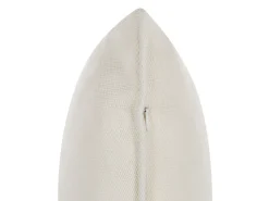 Conjunto De 2 Almofadas Decorativas Brancas 30 X 50 Cm Heliotrope