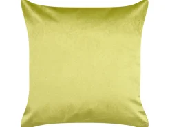 Conjunto De 2 Almofadas Decorativas Veludo Verde Claro E Dourado 45 X 45 Cm Monstera