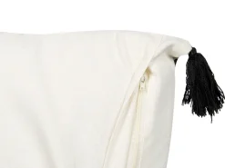 Conjunto De 2 Almofadas Decorativas Pretas E Brancas 45 X 45 Cm Mays