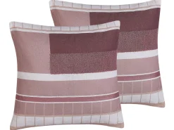 Conjunto De 2 Almofadas Decorativas Multicoloridas 45 X 45 Cm Erinus