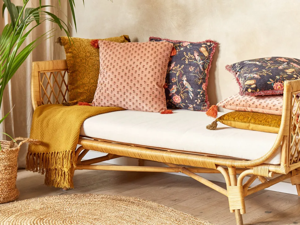 Conjunto De 2 Almofadas Decorativas Em Veludo Rosa 45 X 45 Cm Rumhora