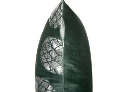 Conjunto De 2 Almofadas Decorativas Verdes Escuras 45 X 45 Cm Astilbe