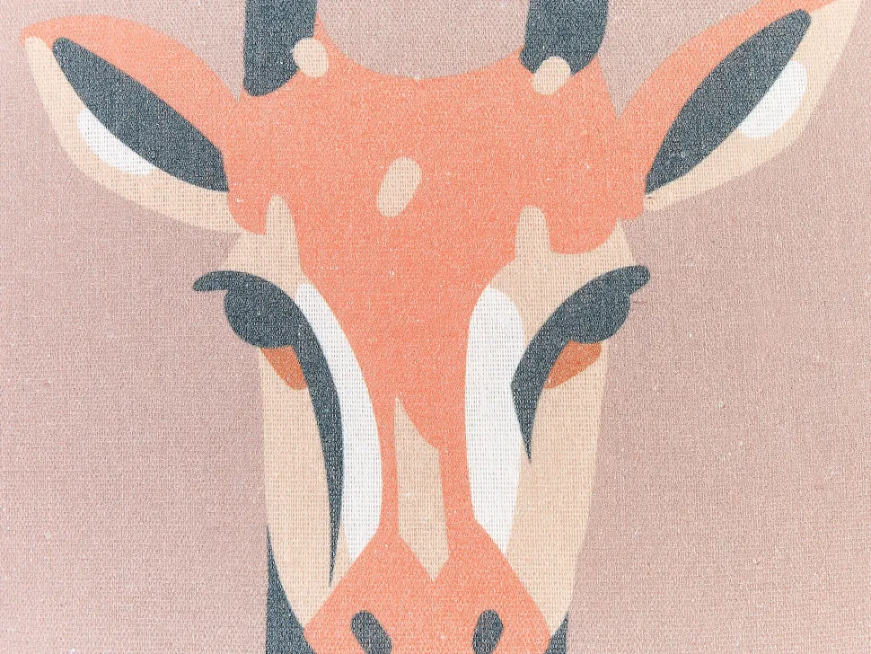 Conjunto De 2 Almofadas Decorativas Rosas 45 X 45 Cm Candelabra