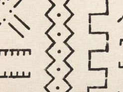 Conjunto De 2 Almofadas Decorativas Pretas E Brancas 45 X 45 Cm Myrica