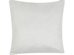 Conjunto De 2 Almofadas Decorativas Bracas E Pretas 45 X 45 Cm Cuphea