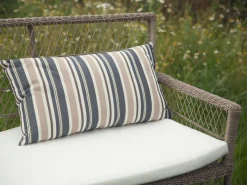 Conjunto De 2 Almofadas De Jardim Multicolor 40 X 70 Cm Kastos