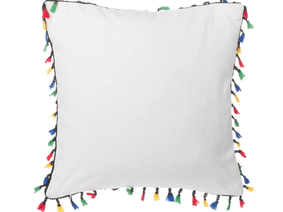 Conjunto De 2 Almofadas Decorativas Com Motivo De Aves 45 X 45 Cm Mallow