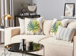 Conjunto De 2 Almofadas Decorativas Multicoloridas 45 X 45 Cm Holcus