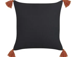 Conjunto De 2 Almofadas Decorativas Padrao Floral Em Veludo Multicolor 45 X 45 Cm Panax