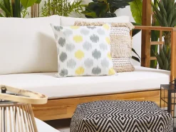 Conjunto De 2 Almofadas De Jardim 45 X 45 Cm Multicolor Nerola
