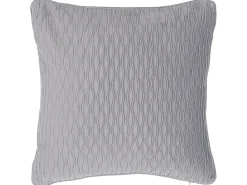Conjunto De 2 Almofadas Decorativas Cinzentas Com Relevo 45 X 45 Cm Motari