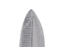 Conjunto De 2 Almofadas Decorativas Cinzentas Com Relevo 45 X 45 Cm Motari
