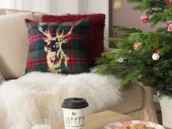 Conjunto De 2 Almofadas Decorativas Multicolor 45 X 45 Cm Rudolph