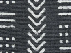 Conjunto De 2 Almofadas Decorativas Pretas E Brancas 45 X 45 Cm Benzoin