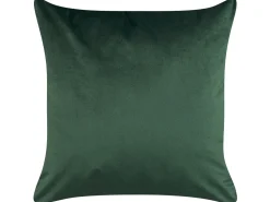 Conjunto De 2 Almofadas Decorativas Veludo Verde E Dourado 45 X 45 Cm Monstera