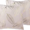 Conjunto De 2 Almofadas Decorativas 45 X 45 Cm Rosa Freesia