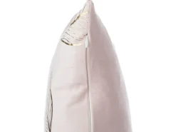 Conjunto De 2 Almofadas Decorativas 45 X 45 Cm Rosa Freesia