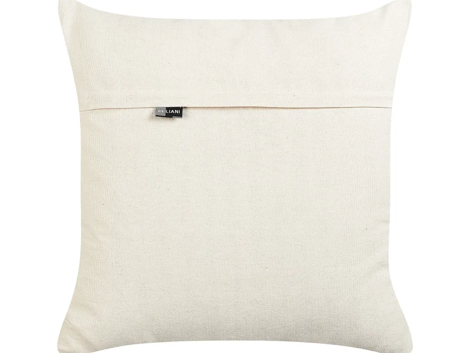 Conjunto De 2 Almofadas Decorativas Bordadas Em Algodao Multicolor 50 X 50 Cm Vellore