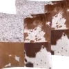 Conjunto De 2 Almofadas Decorativas Em Pele Castanha Clara 45 X 45 Cm Marady