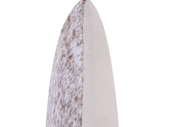 Conjunto De 2 Almofadas Decorativas Em Pele Castanha Clara 45 X 45 Cm Marady