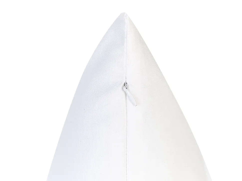 Conjunto De 2 Almofadas Decorativas Em Veludo Branco 45 X 45 Cm Marula