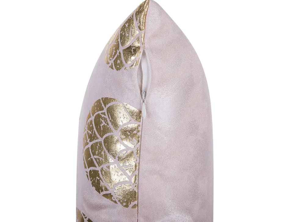 Conjunto De 2 Almofadas Decorativas Rosas 45 X 45 Cm Astilbe