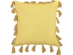 Conjunto De 2 Almofadas Decorativas Amarelas 45 X 45 Cm Lynchis