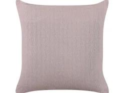 Conjunto De 2 Almofadas Decorativas Padrao Geometrico Em Veludo Rosa 45 X 45 Cm Larkspur