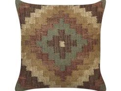 Conjunto De 2 Almofadas Decorativas Em Juta Multicolor 45 X 45 Cm Maguri