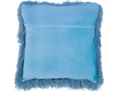 Conjunto De 2 Almofadas Decorativas Azuis 45 X 45 Cm Cide