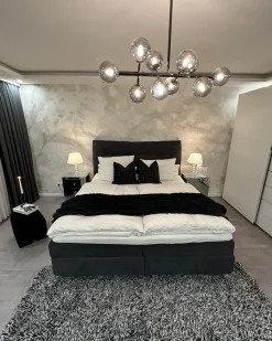 Conjunto De 2 Almofadas Decorativas Pretas 45 X 45 Cm Cide