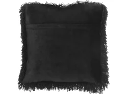 Conjunto De 2 Almofadas Decorativas Pretas 45 X 45 Cm Cide