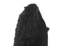 Conjunto De 2 Almofadas Decorativas Pretas 45 X 45 Cm Cide