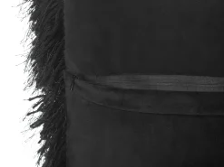 Conjunto De 2 Almofadas Decorativas Pretas 45 X 45 Cm Cide