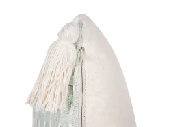 Conjunto De 2 Almofadas Decorativas Verde Menta 45 X 25 Cm Hakone