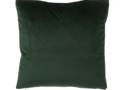 Conjunto De 2 Almofadas Decorativas De Veludo 45 X 45 Cm Verde Escuras Celosia