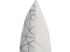 Conjunto De 2 Almofadas Decorativas De Algodao 45 X 45 Cm Dourada Sedum