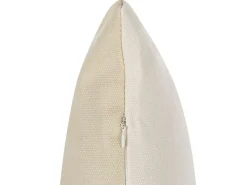 Conjunto De 2 Almofadas Decorativas Creme 30 X 50 Cm Nierembergia