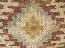 Conjunto De 2 Almofadas Decorativas Em Juta Multicolor 30 X 50 Cm Beel